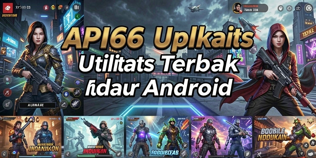 Tampilan utama API66 menampilkan fitur utilitas yang lengkap dan mudah diakses.