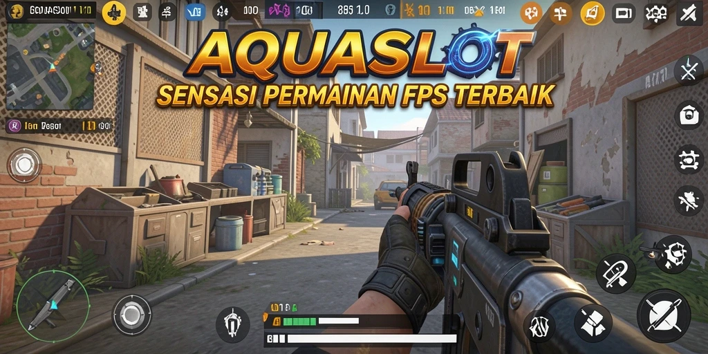 Gameplay intens dan seru di AQUASLOT dengan tembakan akurat.
