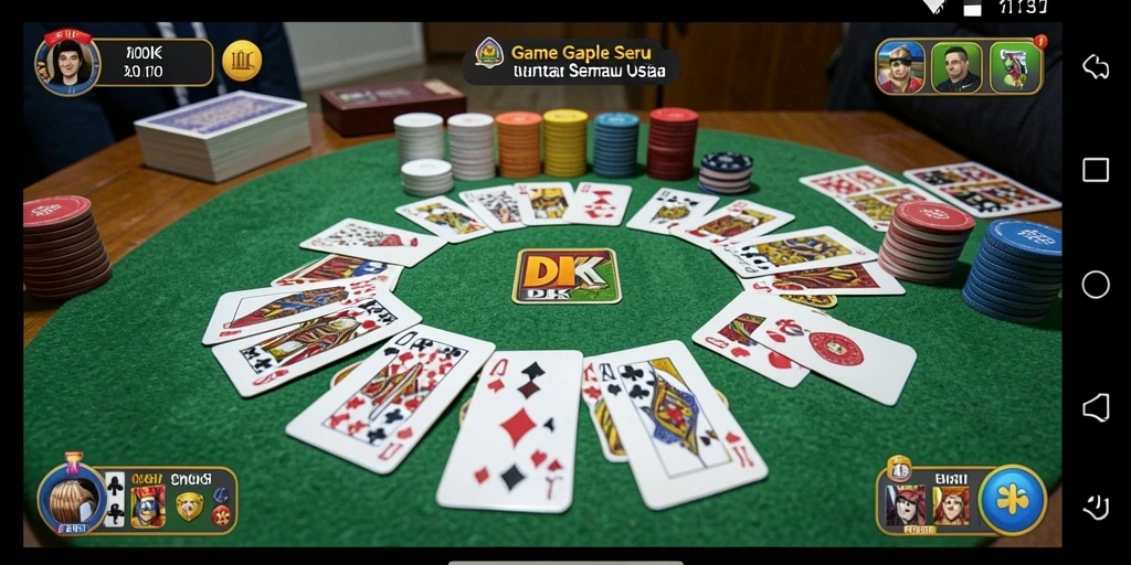 Tampilan gameplay DKK yang penuh aksi dan seru.