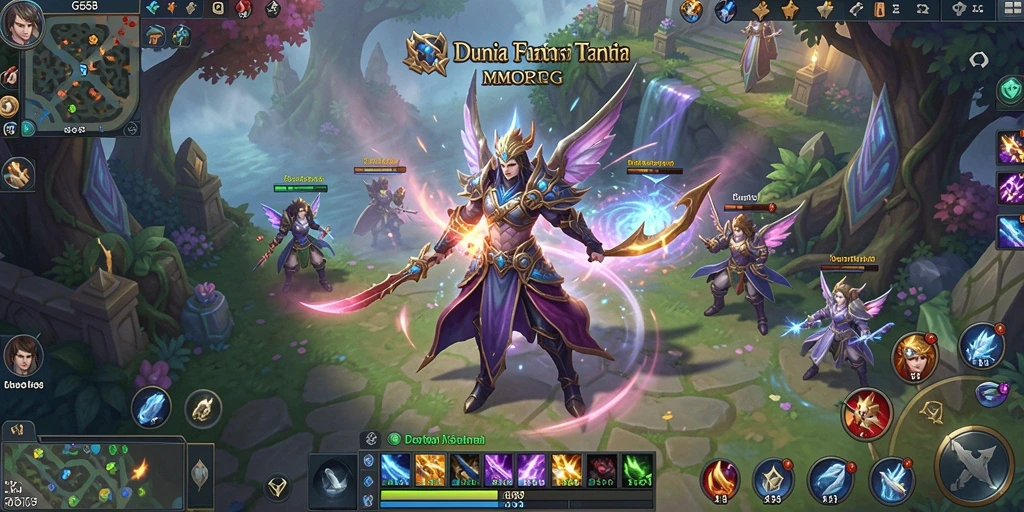 Tampilan menarik dari gameplay G668 dalam dunia MMORPG.