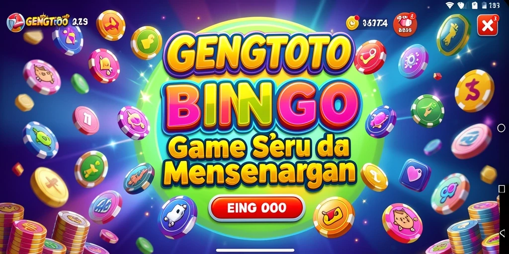 Tampilan menarik dari gameplay Bingo GENGTOTO.