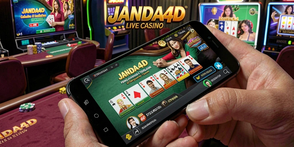 Tampak menariknya gameplay Live Casino di JANDA4D.