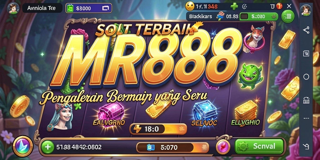 Tampilan permainan Slot MR888 yang seru dan mengasyikkan.
