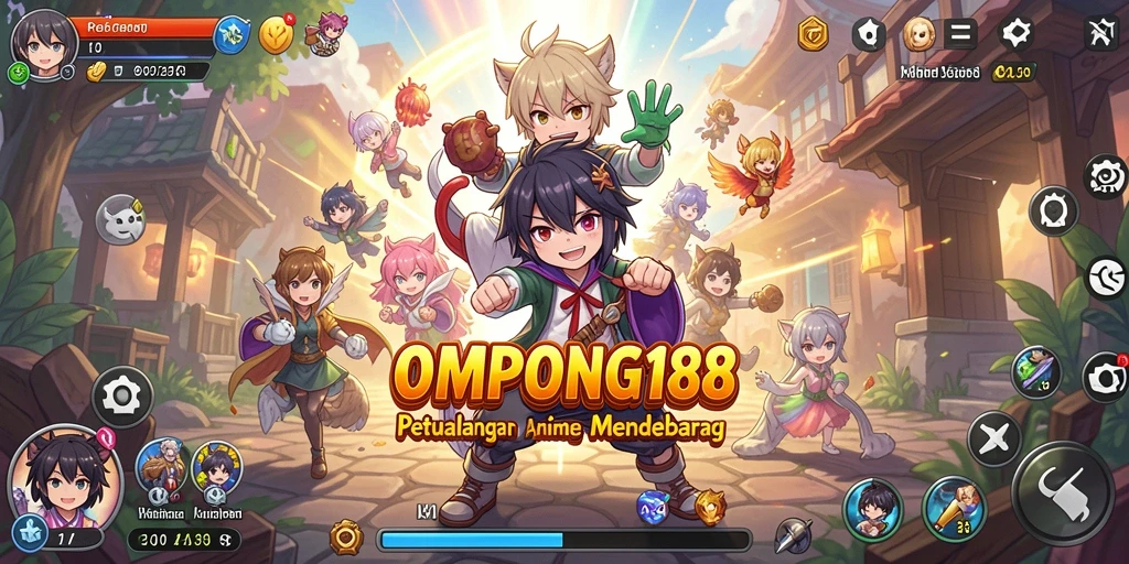 Tampilan gameplay OMPONG188 yang seru dan menawan.