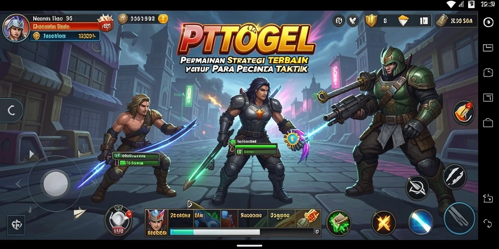 Tampilan gameplay PTTOGEL yang menampilkan aksi strategis menarik.