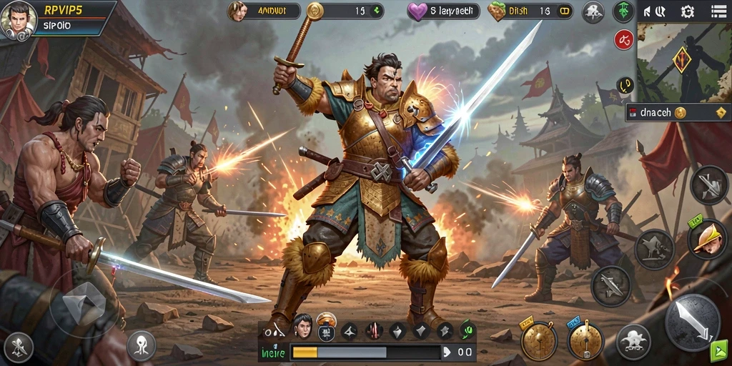 Tampilan gameplay RPVIP5 yang mendebarkan dan strategis.