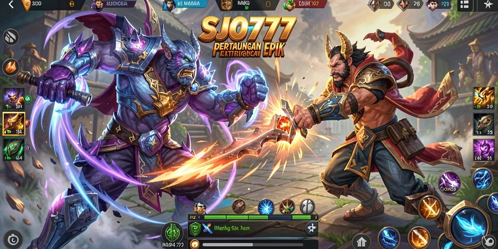 Tampilan gameplay seru SJO777 yang menghadirkan pertarungan tak terlupakan.