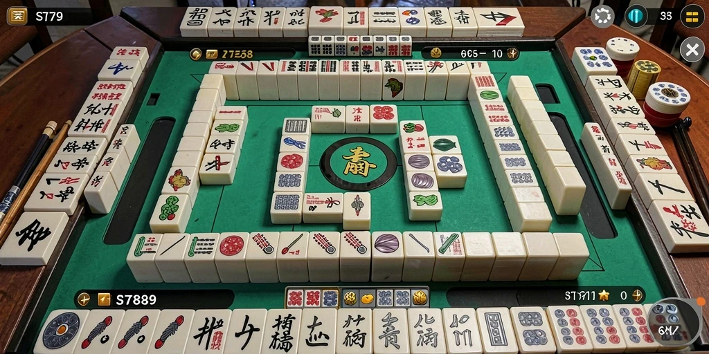 Gameplay ST789 yang menarik dalam permainan Mahjong dengan berbagai level.